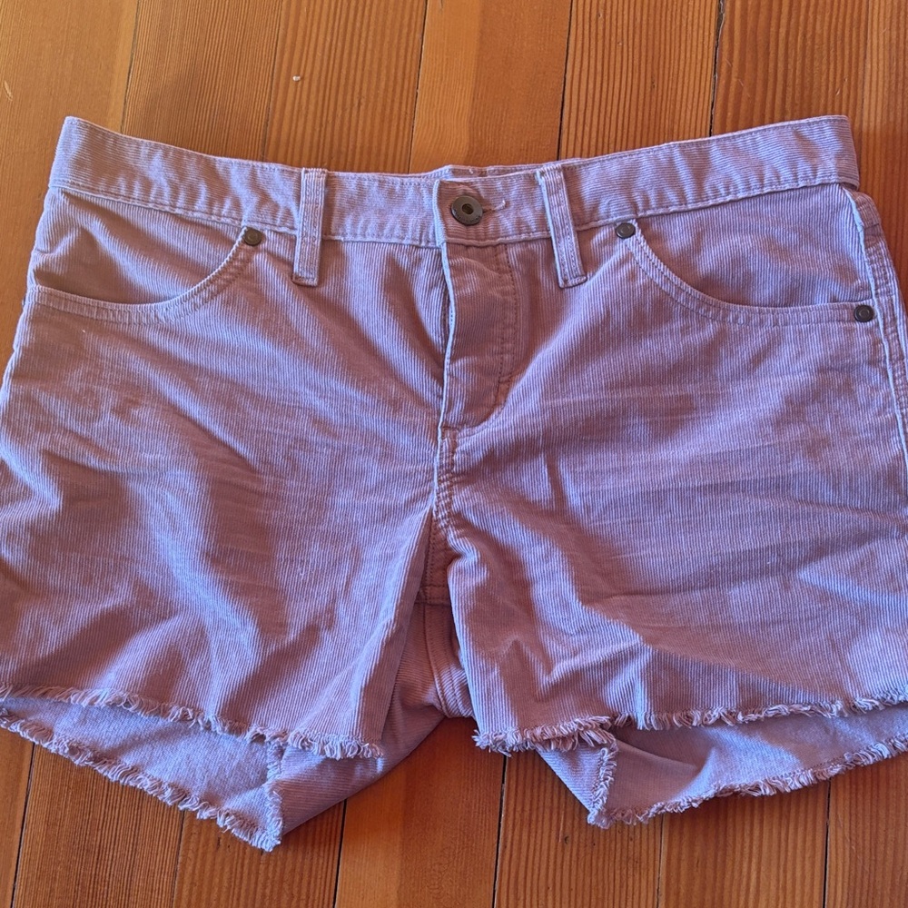 Carve Designs Dusty Pink Corduroy Shorts
